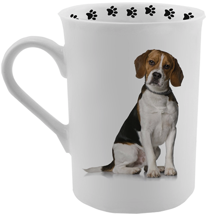 Beagle Print Coffee Mug PNG
