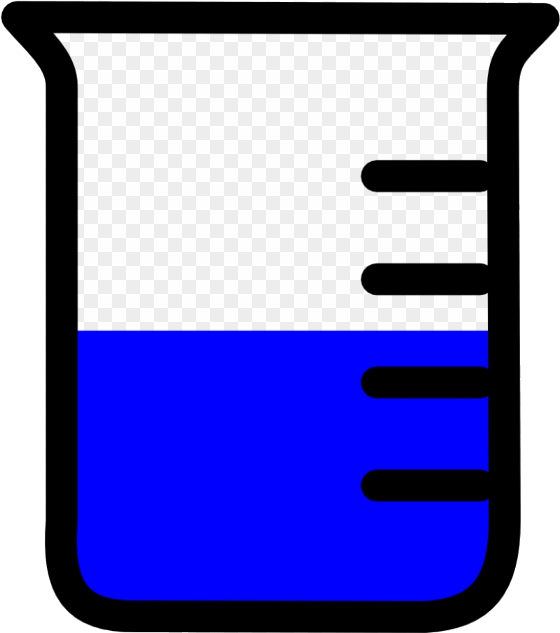 Beaker Icon With Transparent Background PNG