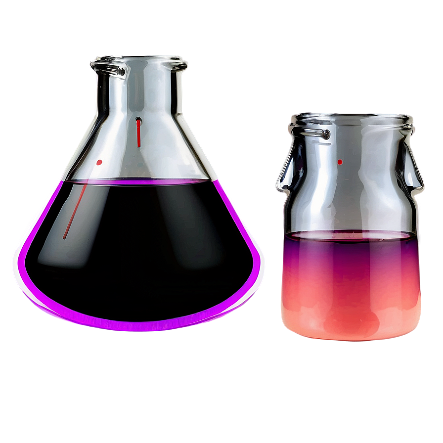 Beaker With Purple Fluid Png 05232024 PNG