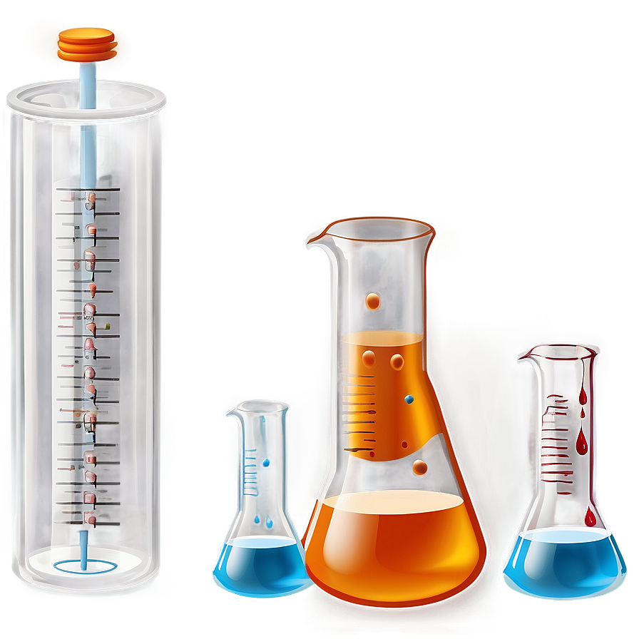 Beaker With Solution Png Vnx6 PNG
