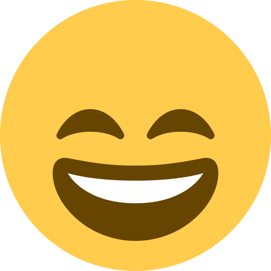 Beaming Facewith Smiling Eyes Emoji.png PNG