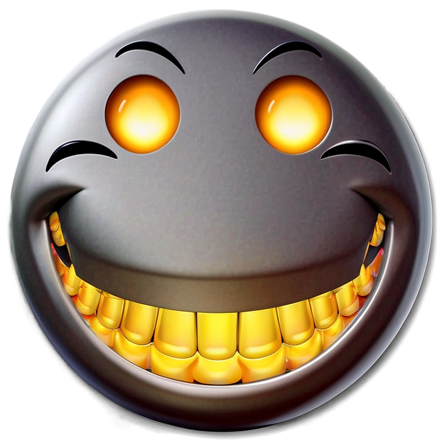 Beaming Grin Emoticon Png Mie36 PNG