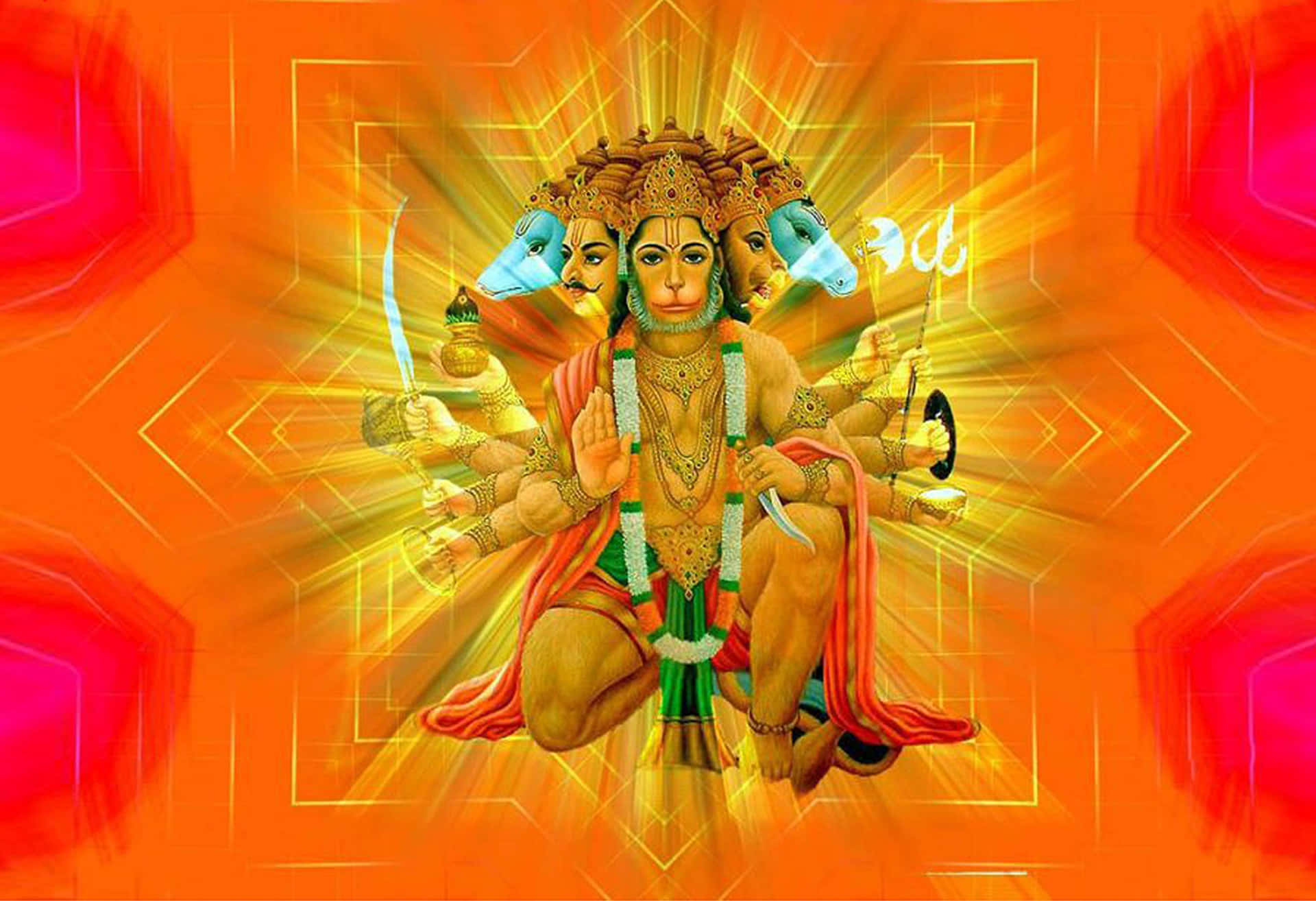 Beaming Lord Hanuman Picture