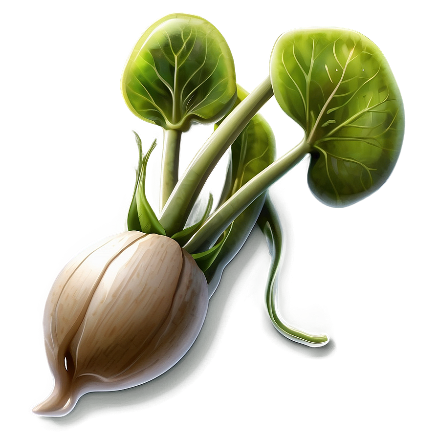 Bean Sprout Vector Png Wqq55 PNG