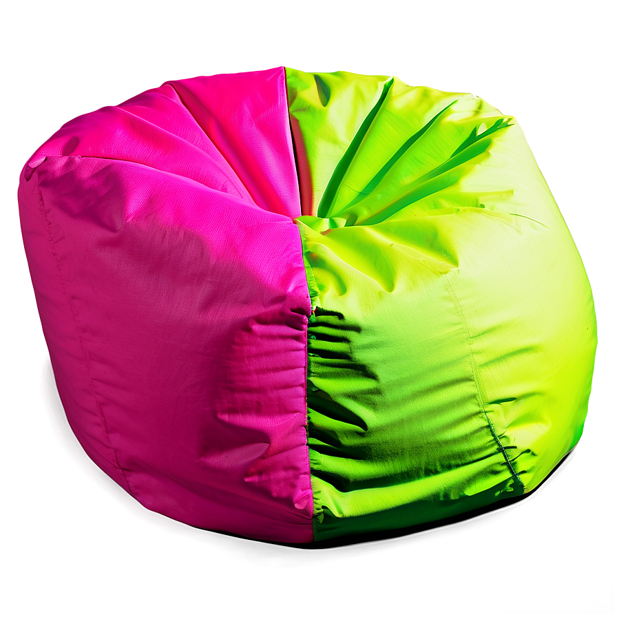 Beanbag In Bright Neon Colors Png Sao84 PNG