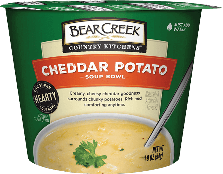 Bear Creek Cheddar Potato Soup Bowl PNG