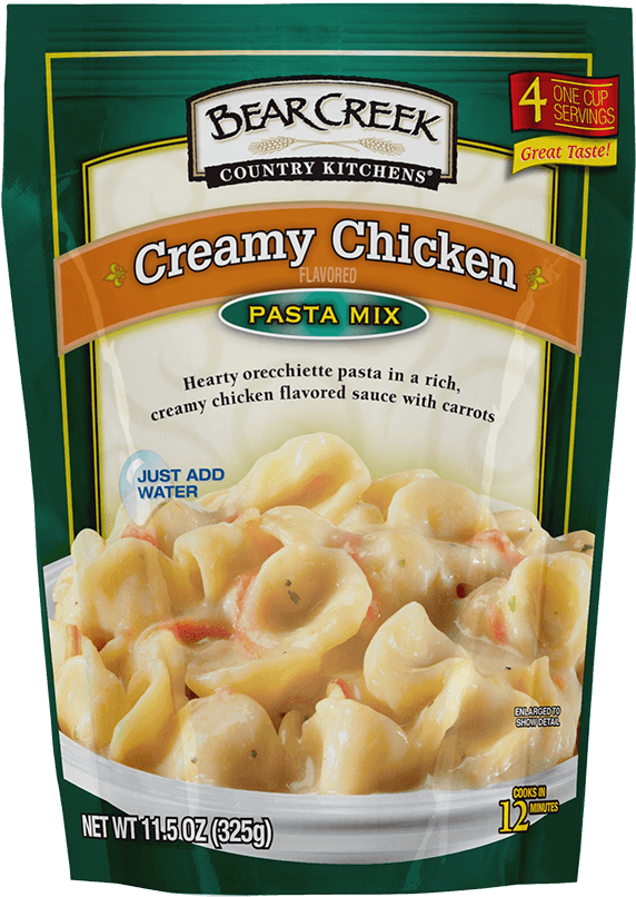 Bear Creek Creamy Chicken Pasta Mix Package PNG