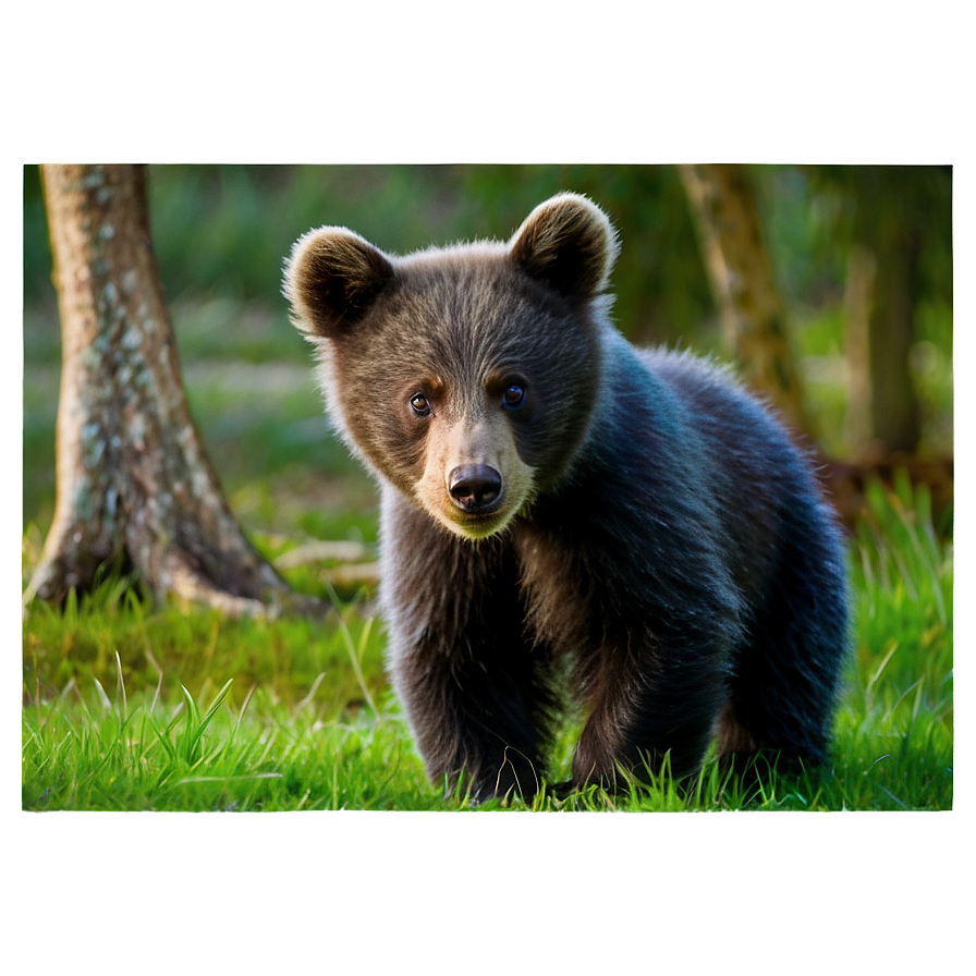 Download Bear Cub Art Png 05032024 | Wallpapers.com