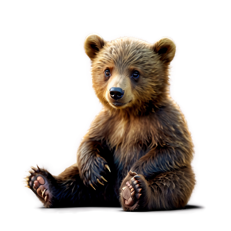 Download Bear Cub Art Png 05032024 | Wallpapers.com