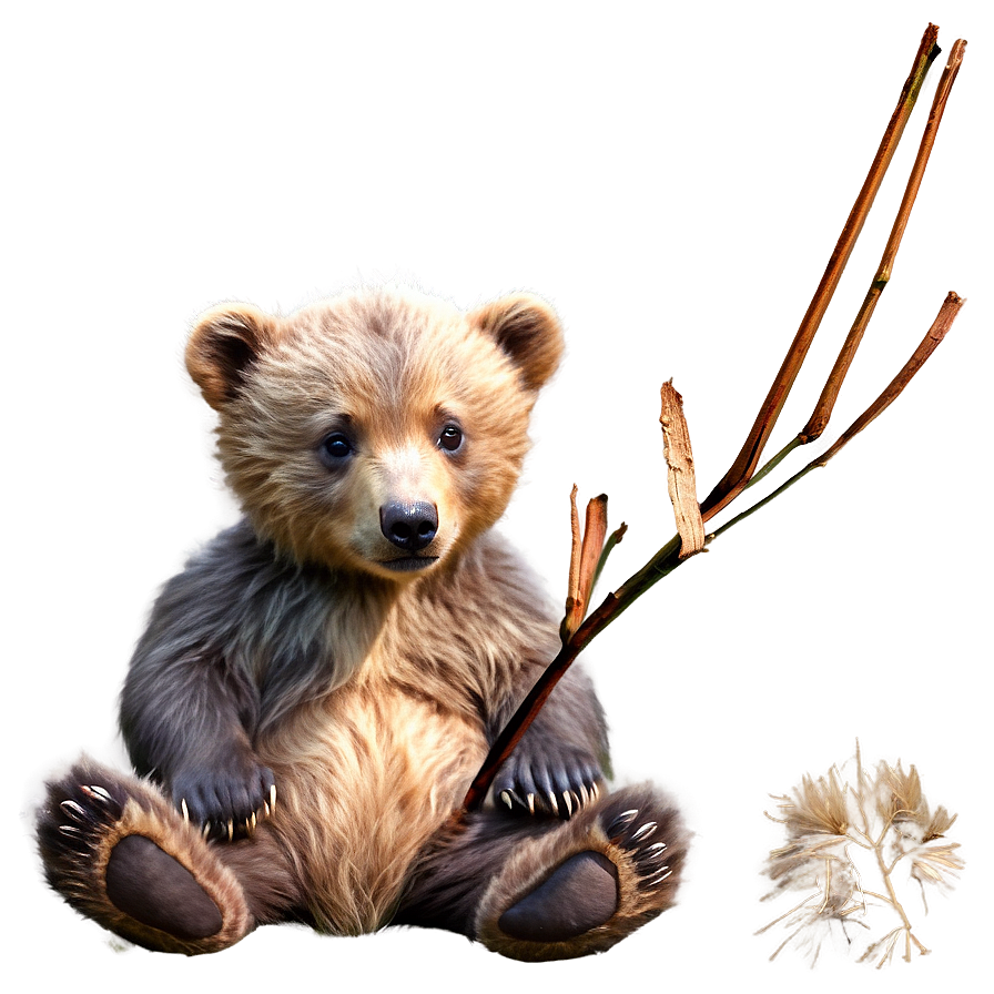 Download Bear Cub Art Png 94 | Wallpapers.com