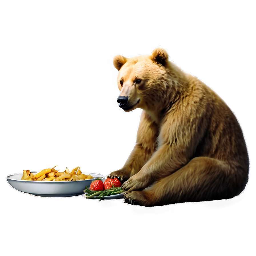 Bear Eating Png 65 PNG