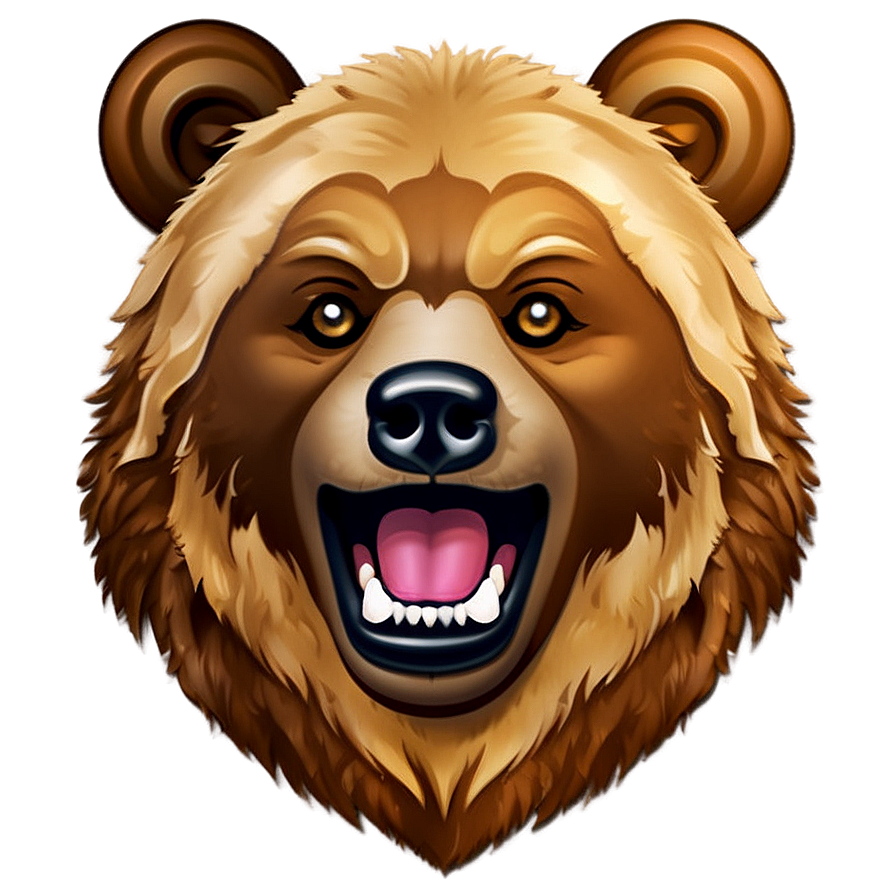 Bear Face Emoji Png 87 PNG