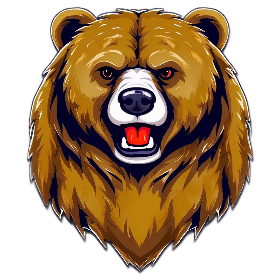 Bear Mascot Logo Png Wmk32 PNG