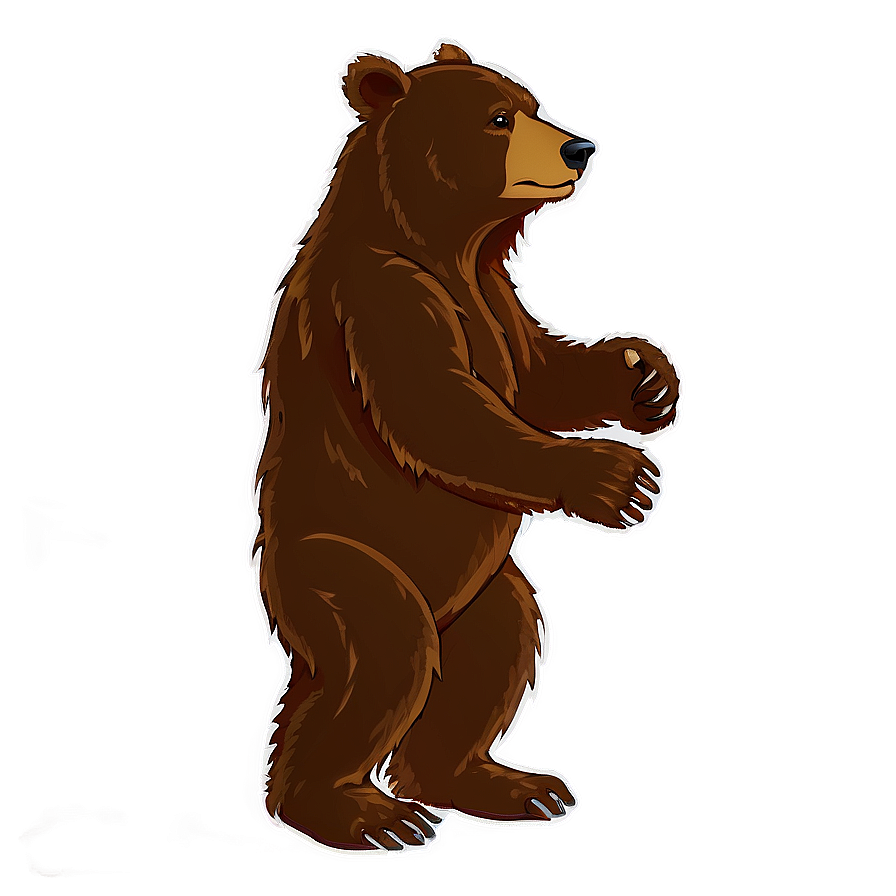 Bear Outline Png 05032024 PNG