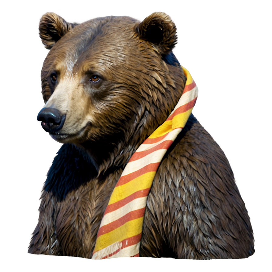 Bear With Scarf Png Wna PNG