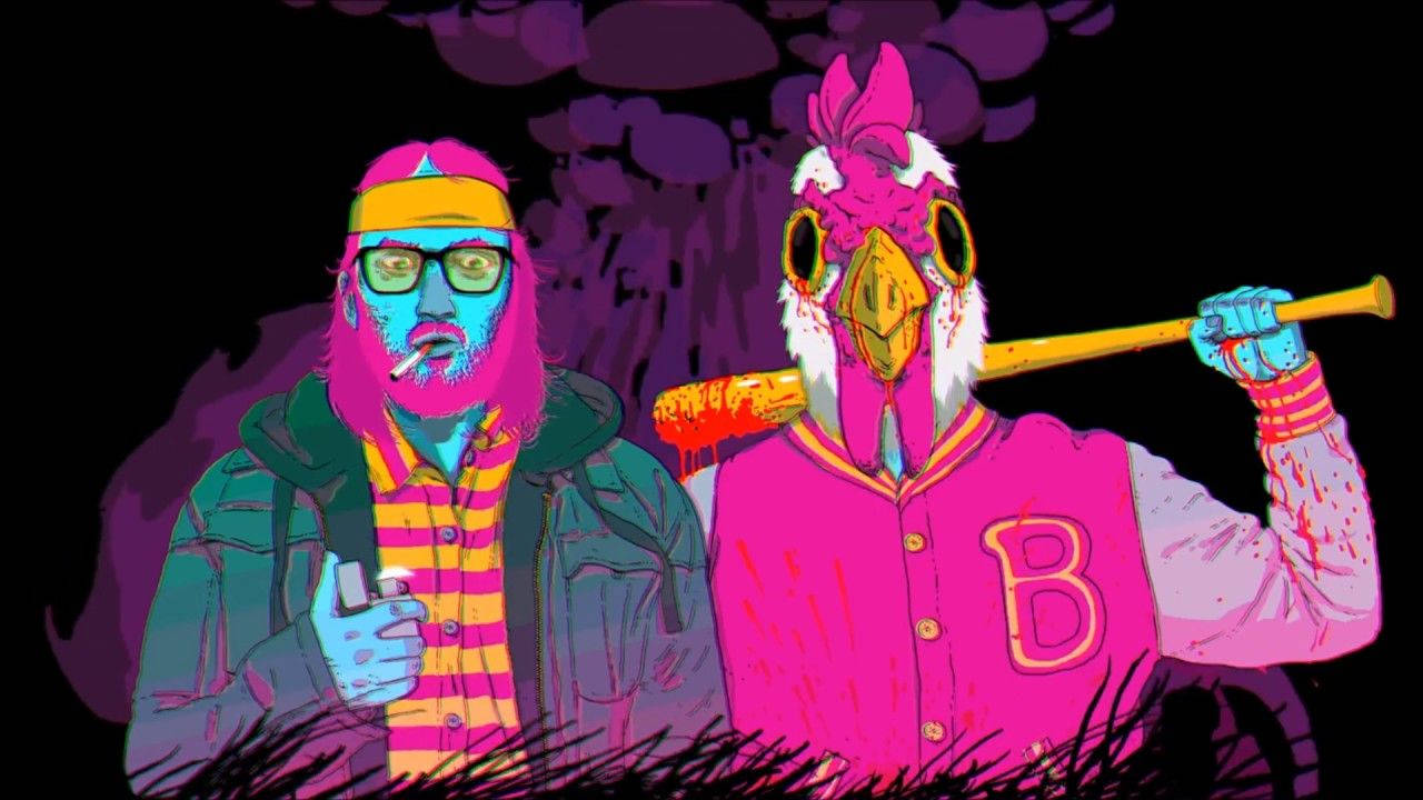 "Ready for Anything in Hotline Miami" Wallpaper