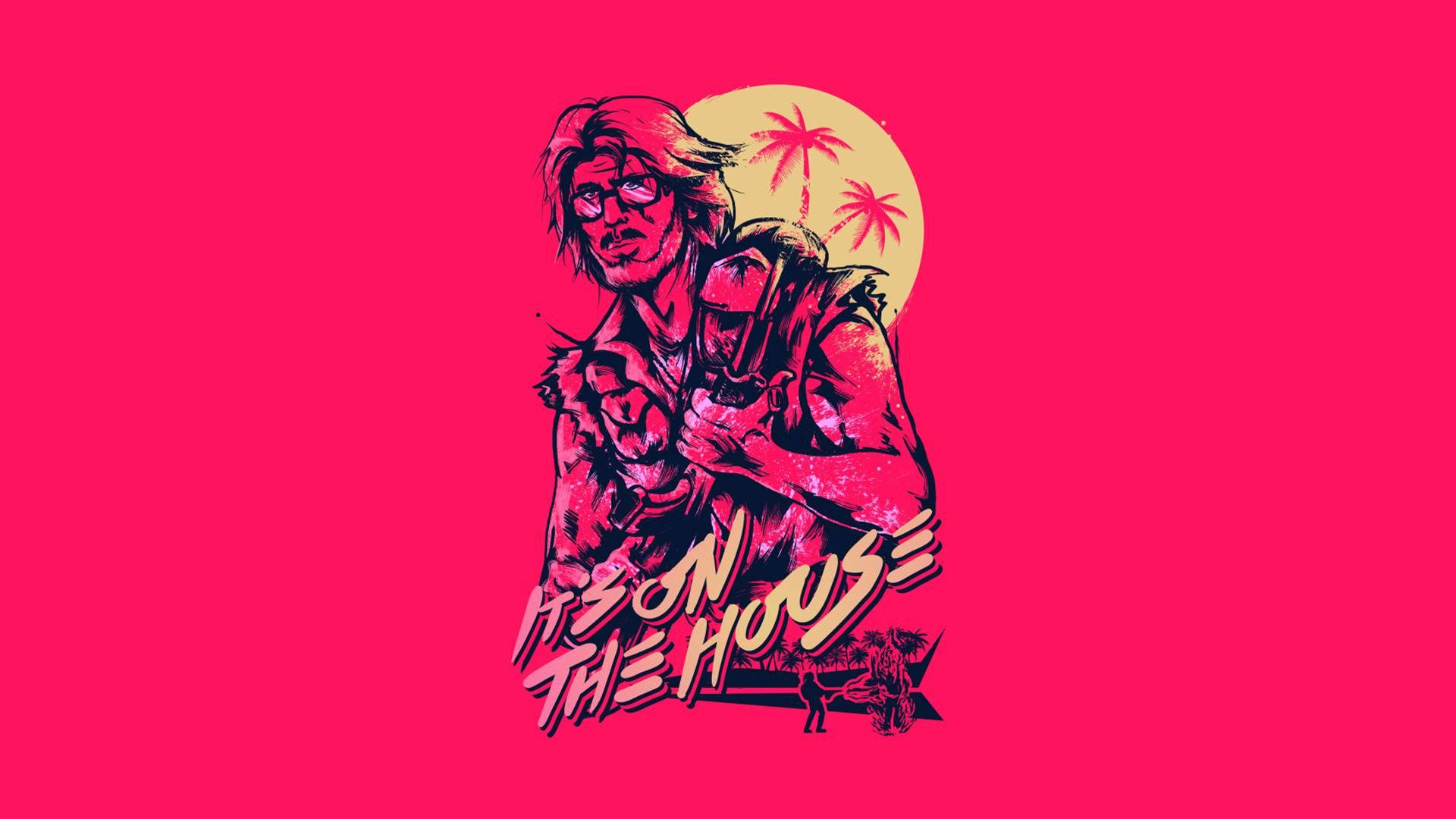 Put on Your Mask and Dive Into the Wild World of Hotline Miami Wallpaper