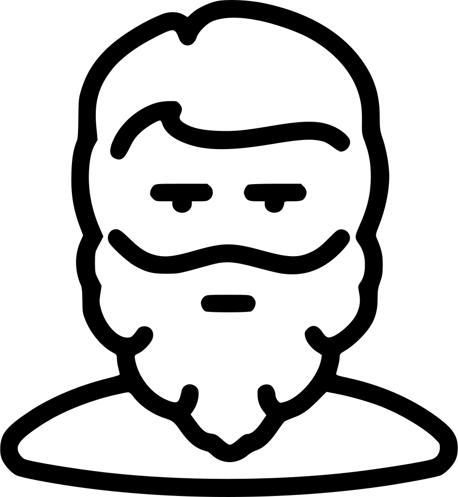Bearded Avatar Icon PNG
