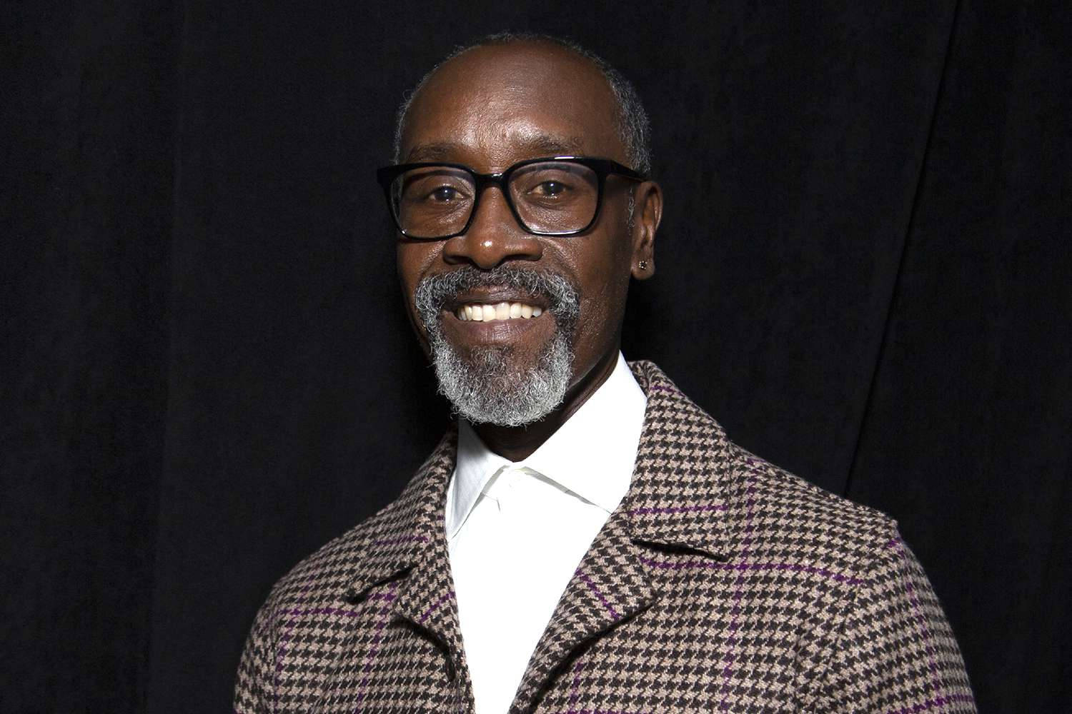 Don Cheadle displaying his mature side with a stylish beard Wallpaper