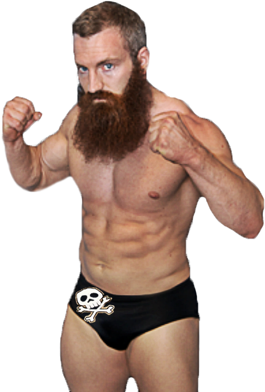 Bearded Wrestler Readyto Fight PNG
