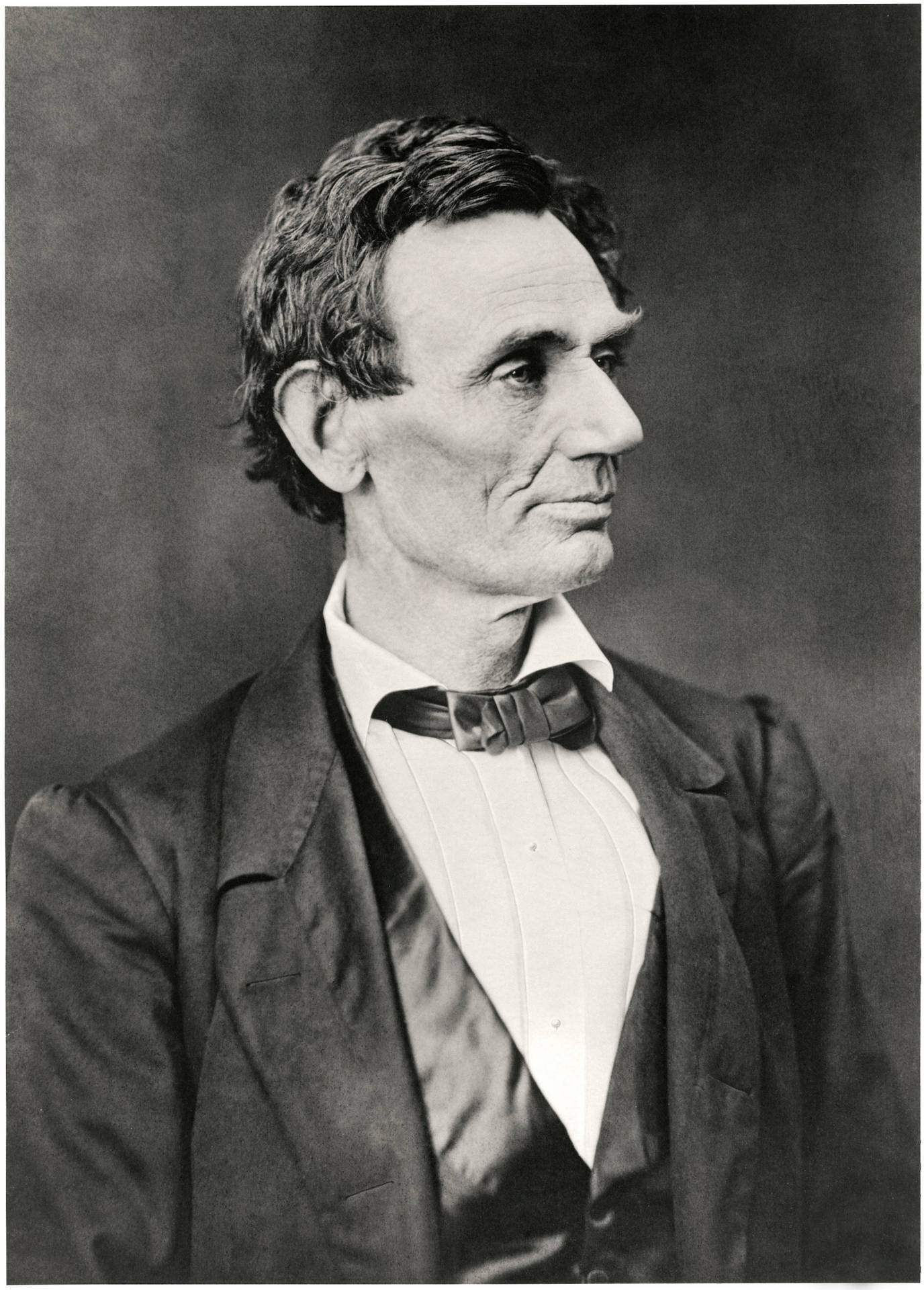Beardless Abraham Lincoln Painting Wallpaper