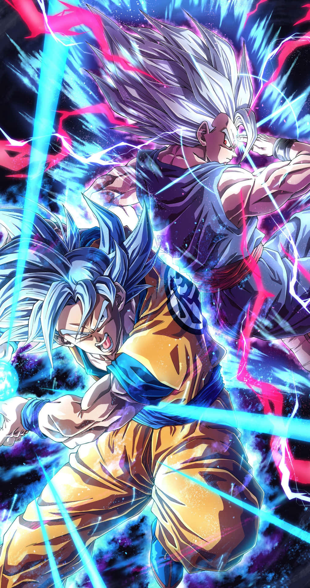 Beast_ Gohan_vs_ Goku_4 K Wallpaper