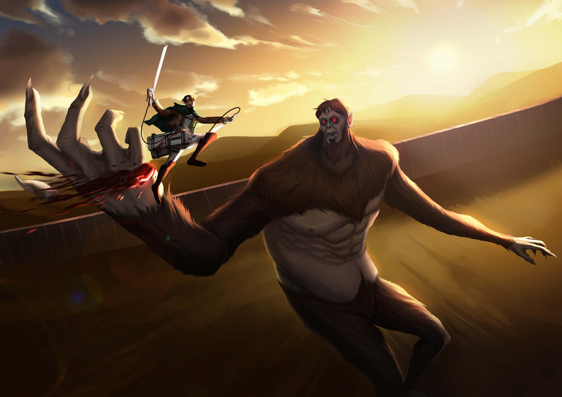 Dominating Power - The Beast Titan Wallpaper