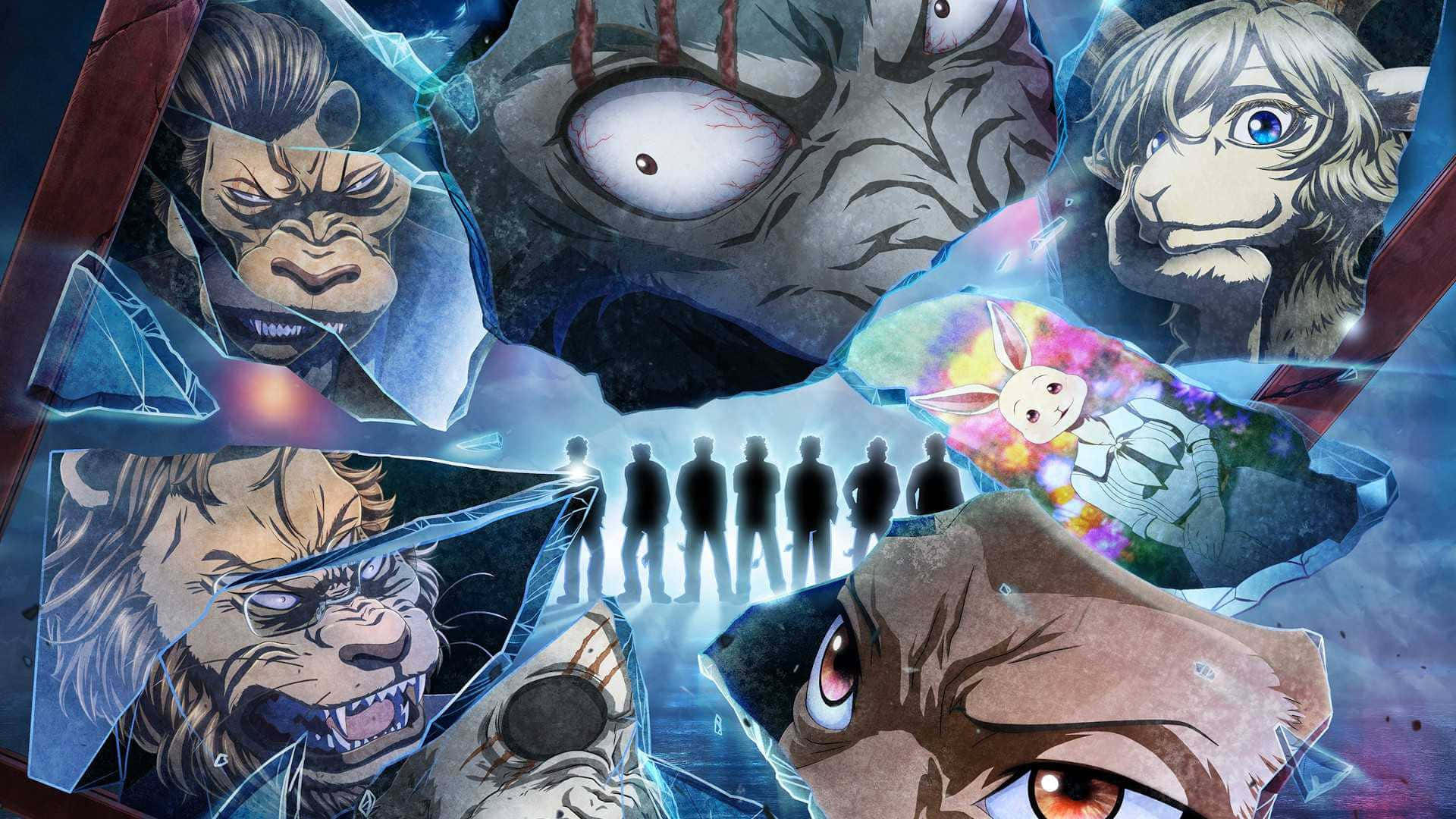 Beastars Personage Collage Achtergrond