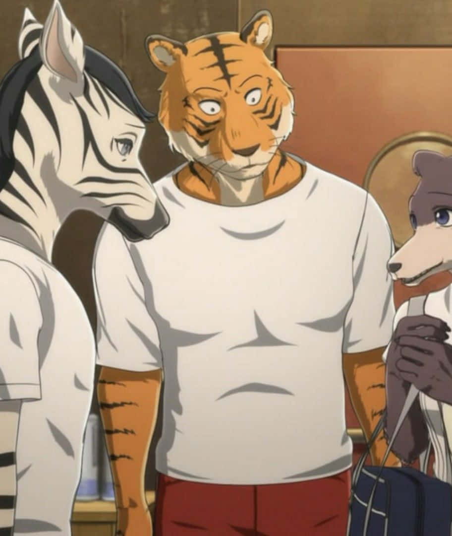 Beastars Karakters Bill Zebra Wolf Achtergrond