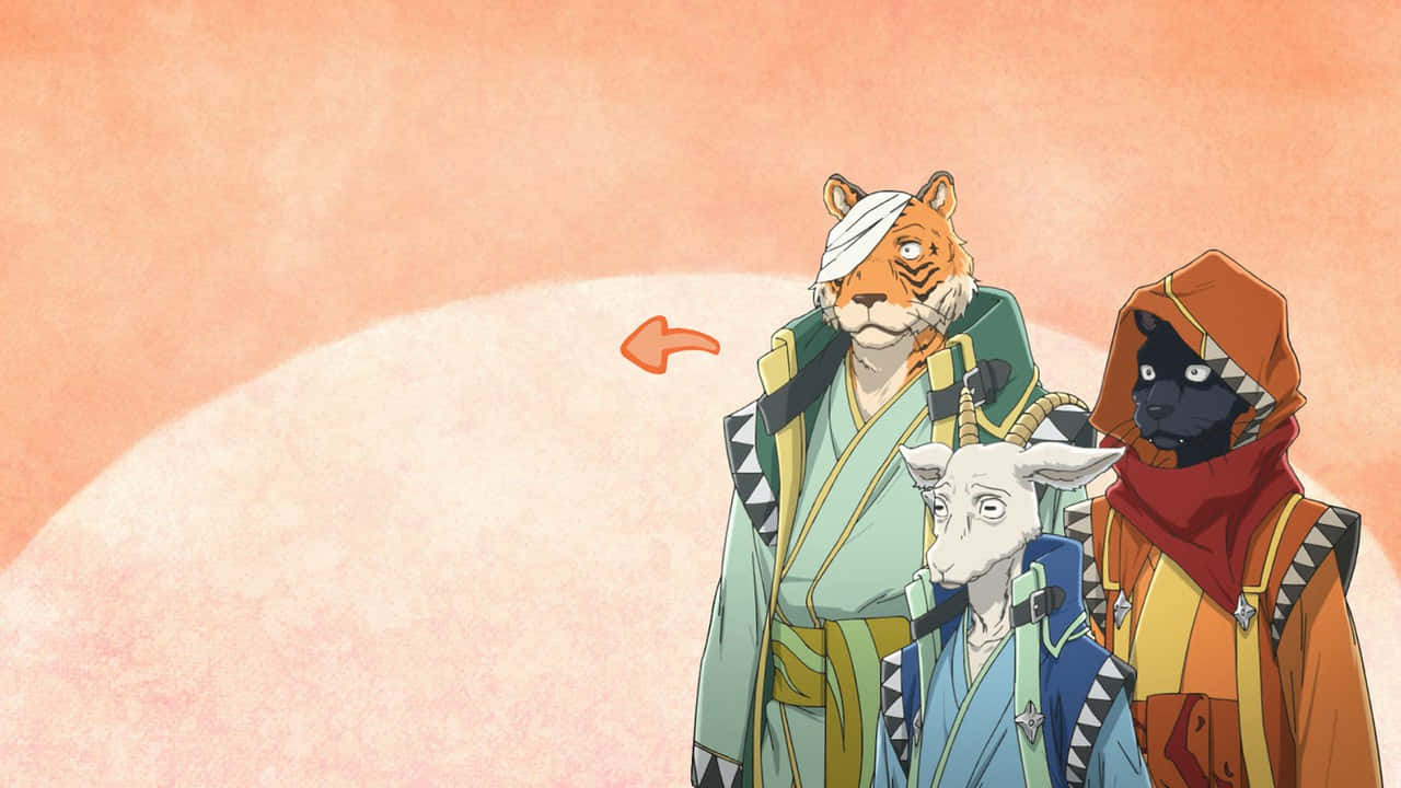 Personnages De Beastars Regardant Au Loin Fond d'écran