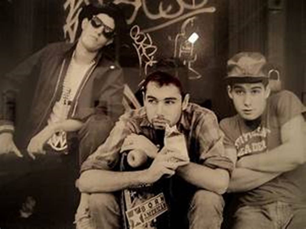 Beastie Boys Vintage Sepia Photograph Wallpaper