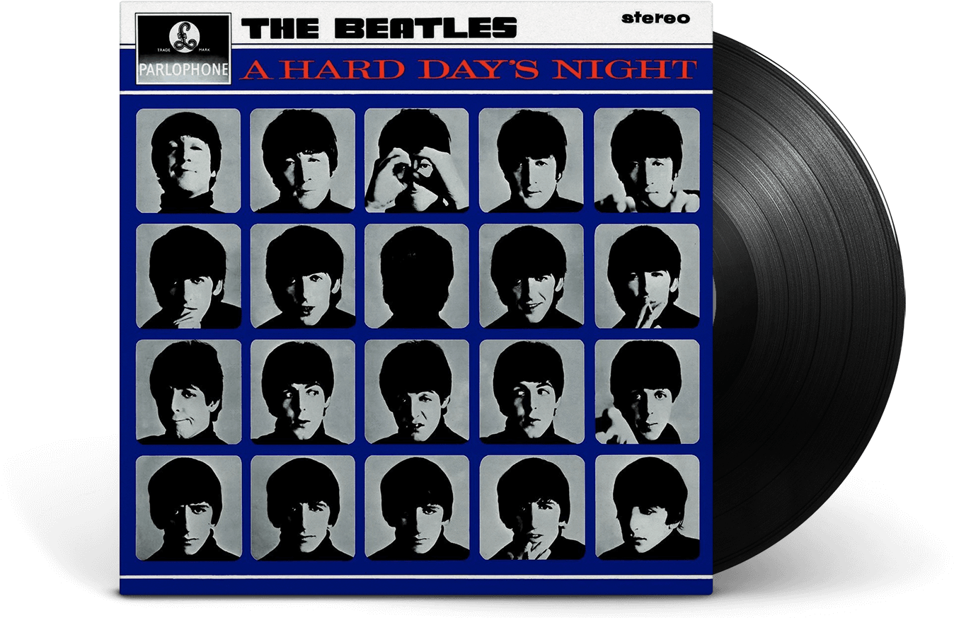 Beatles A Hard Days Night Album Cover PNG
