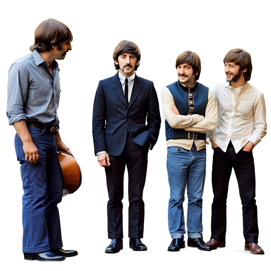 Download Beatles At Abbey Road Studios Png 06232024 | Wallpapers.com