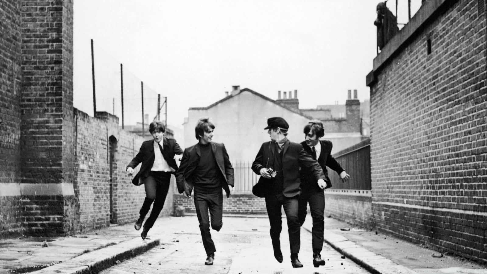 Hintergrundmit Den Beatles
