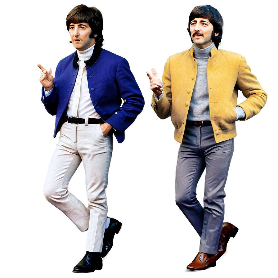 Download Beatles Fashion Style Png 06232024 | Wallpapers.com