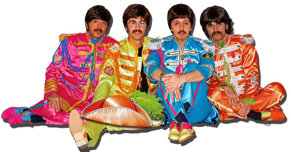 Beatles Sgt Pepper Outfits PNG