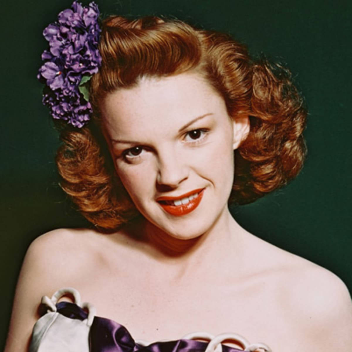 Smukke amerikanske skuespillerinde Judy Garland Wallpaper