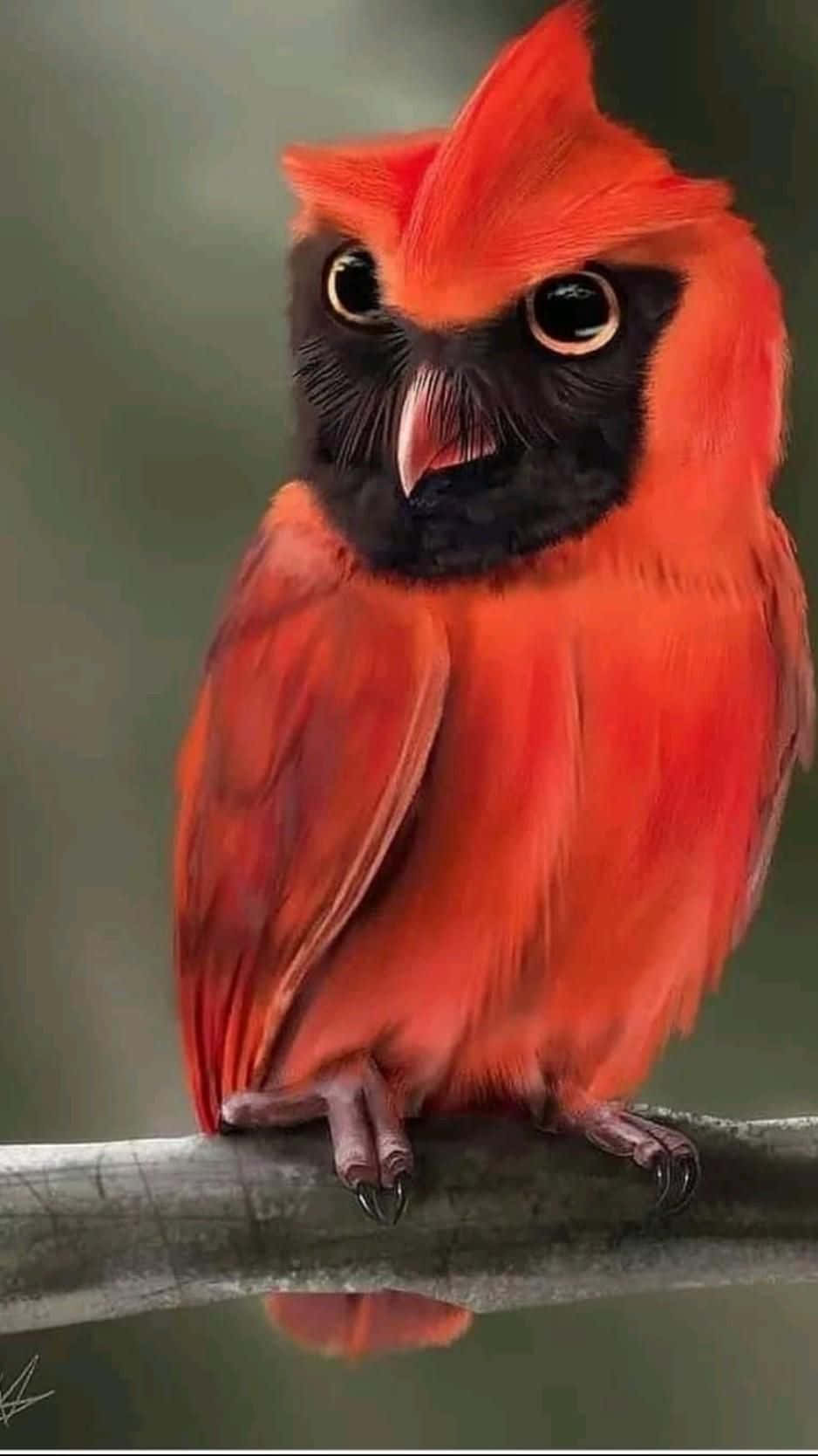 Beautiful Red Owl Animal Picture