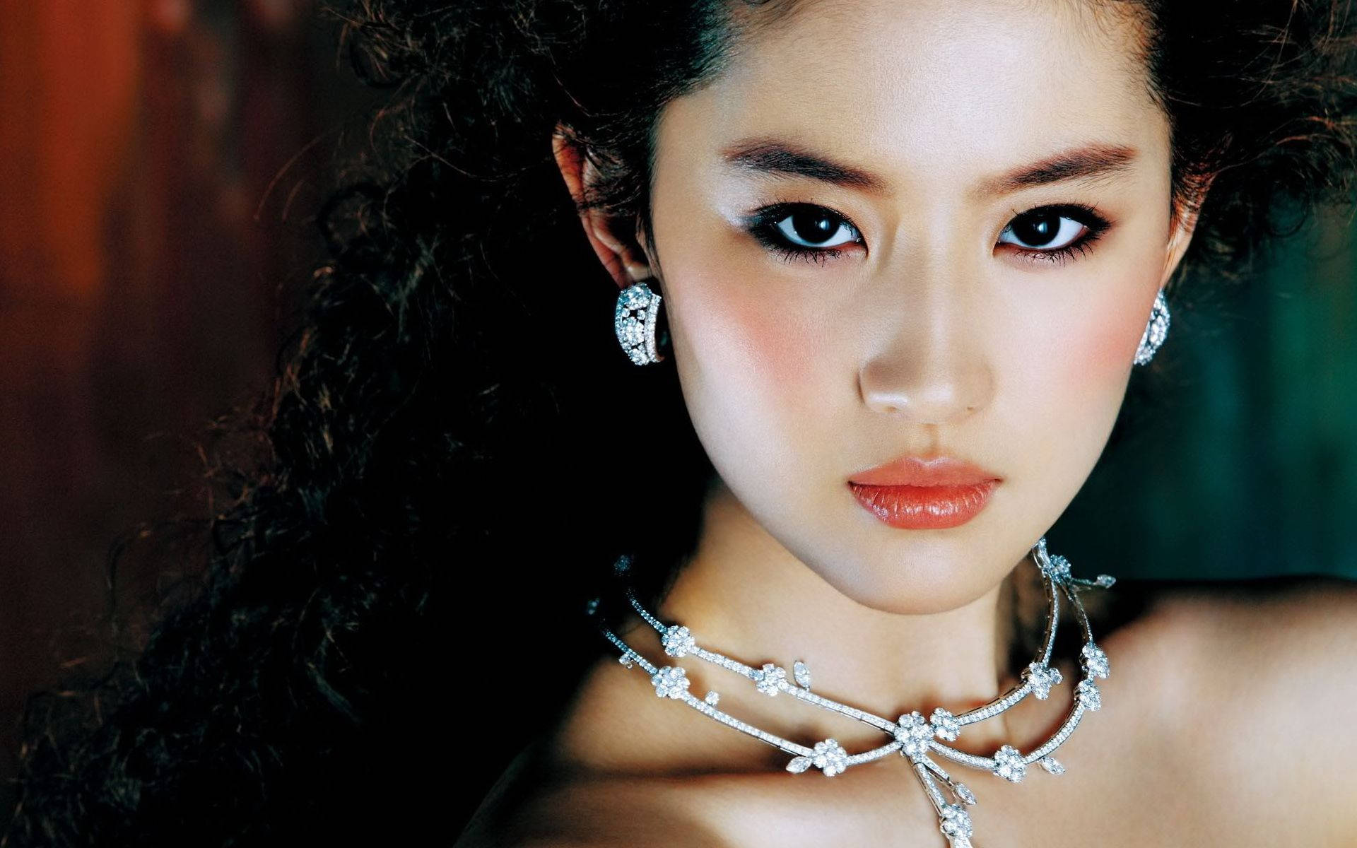 Beautiful Asian Girl Background