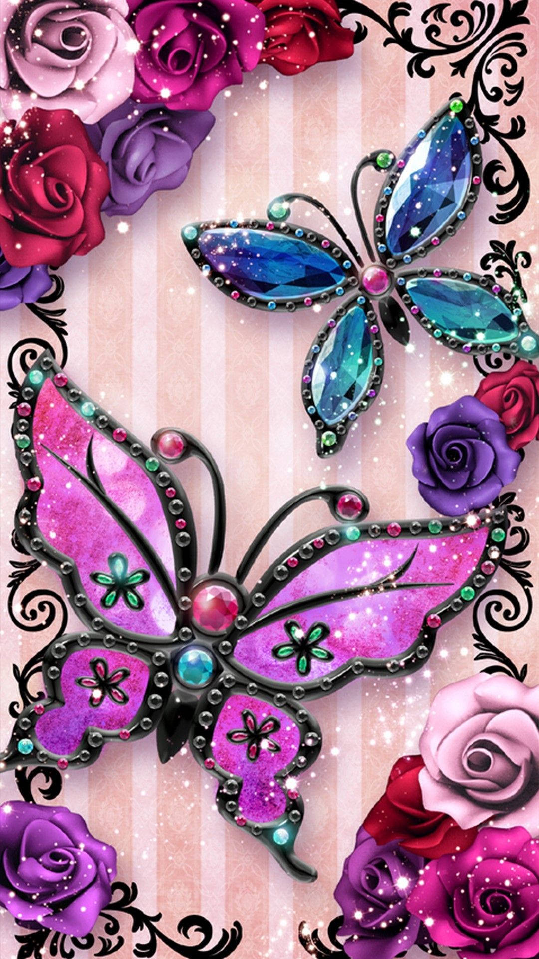 Beautiful Butterfly Iphone Lock Screen Wallpaper