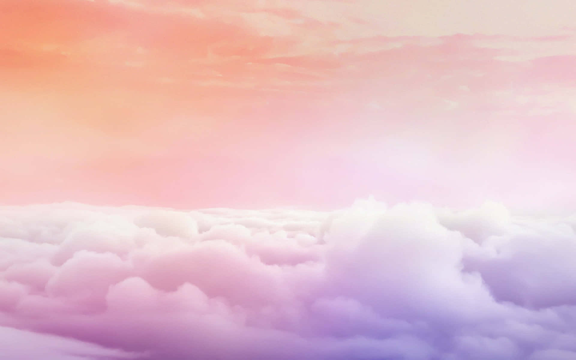 Einwunderschöner Himmel Mit Perfekt Angeordneten Wolken. Wallpaper
