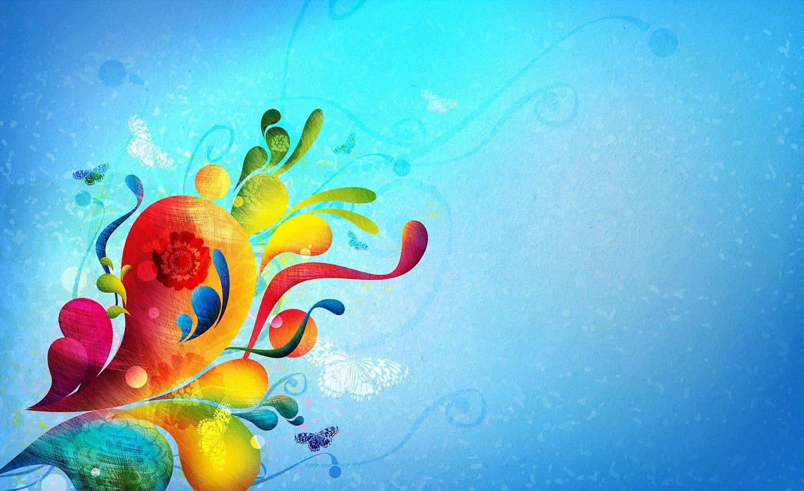 Vibrant Color Explosion Wallpaper