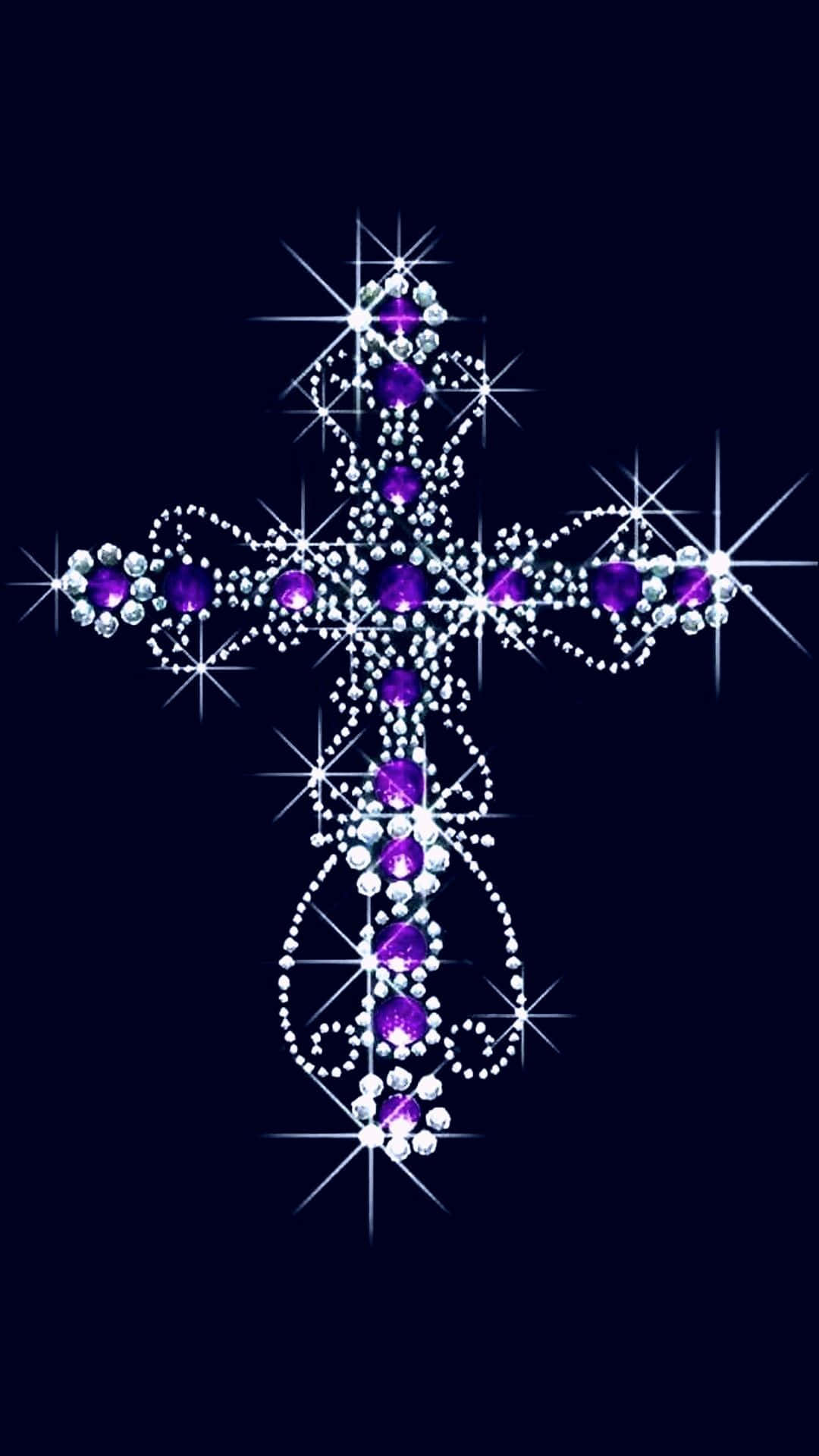 Beautiful Cross Cool Violet Picture