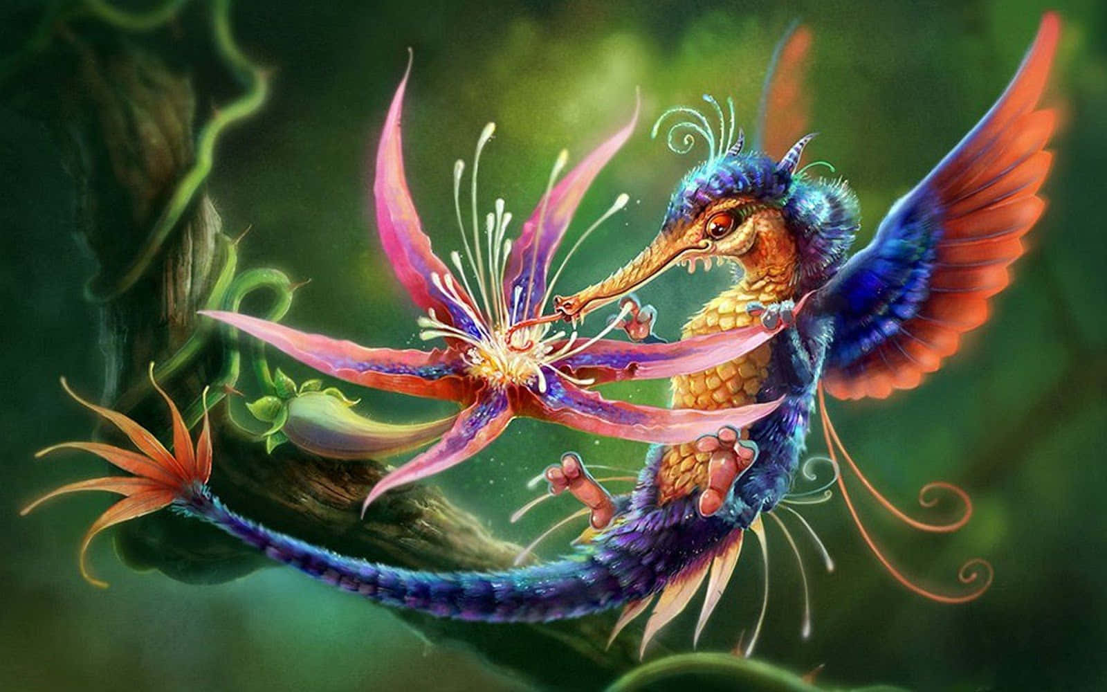 Beautiful Desktop Animal Seahorse Fantasy Wallpaper