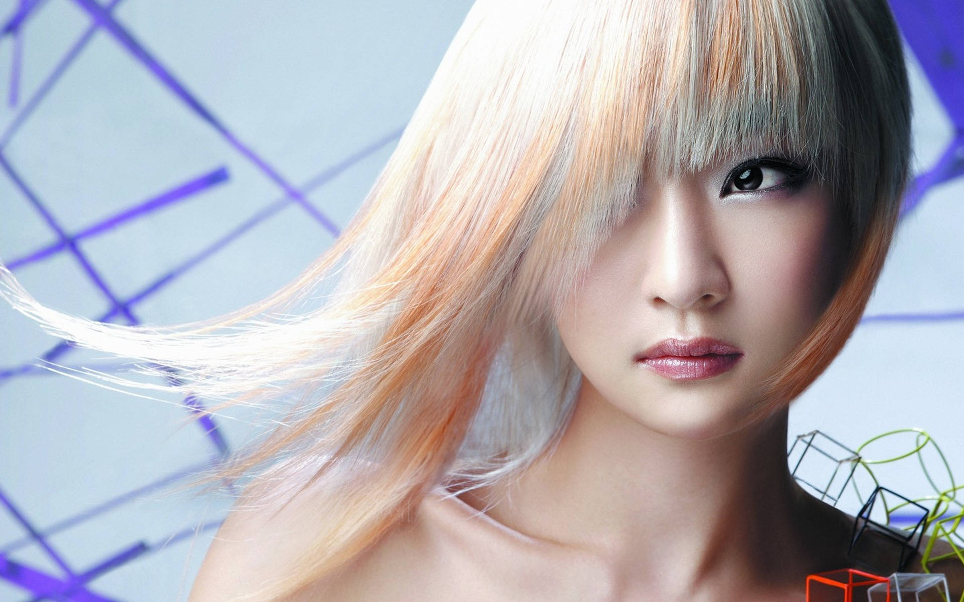 Beautiful Face Cute Blonde Girl Wallpaper