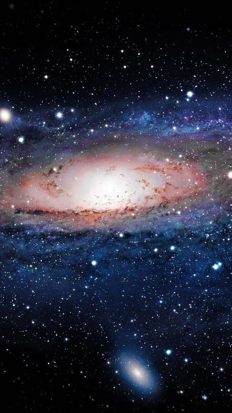 Tag på en rejse igennem rum og tid med denne smukke udsigt af en smuk galakse. Wallpaper