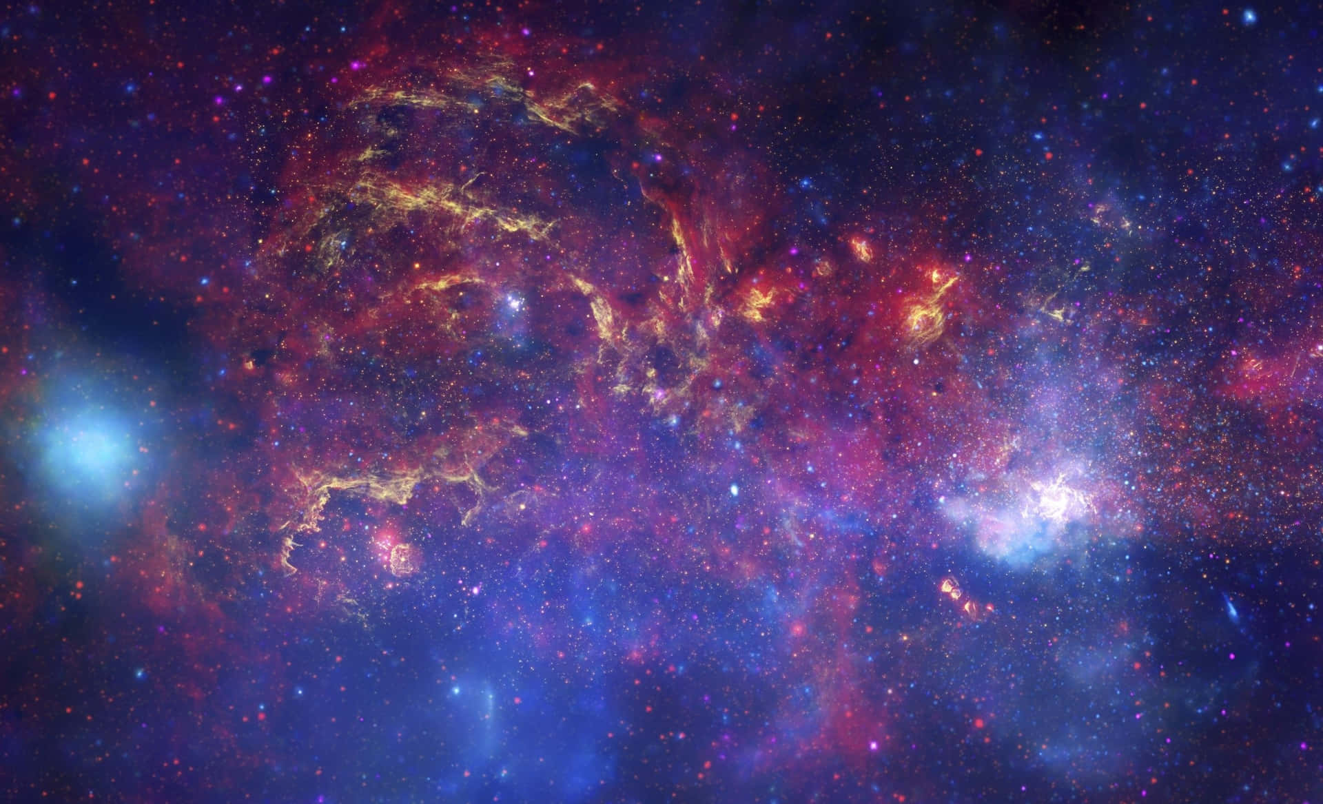 A mysterious and beautiful galaxy Wallpaper
