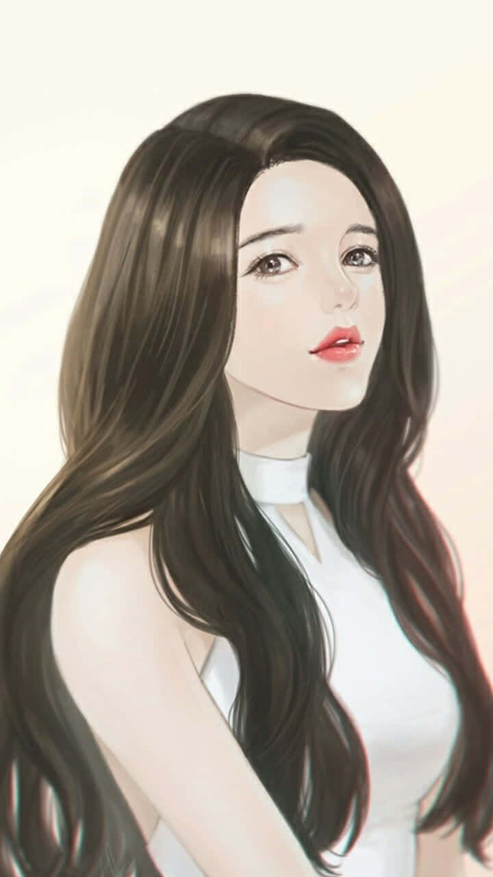 Lim Joo-kyung From True Beauty Beautiful Girl Cartoon Wallpaper