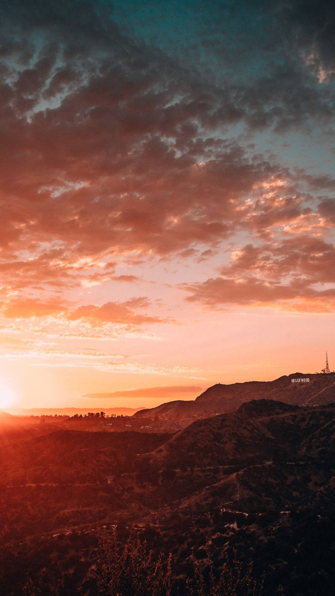 Beautiful Hollywood Sunrise Wallpaper