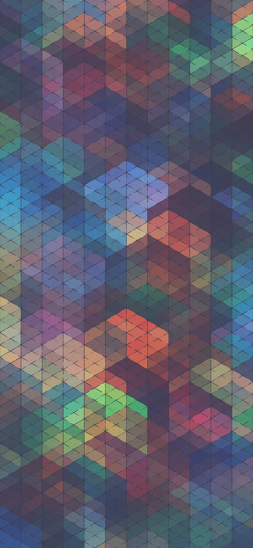 Schönesiphone Geometrie-regenbogen Wallpaper